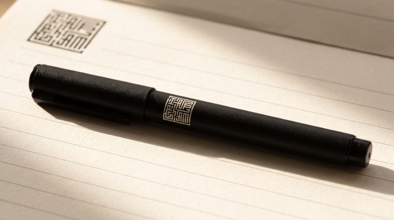 A pen carrying the mark.