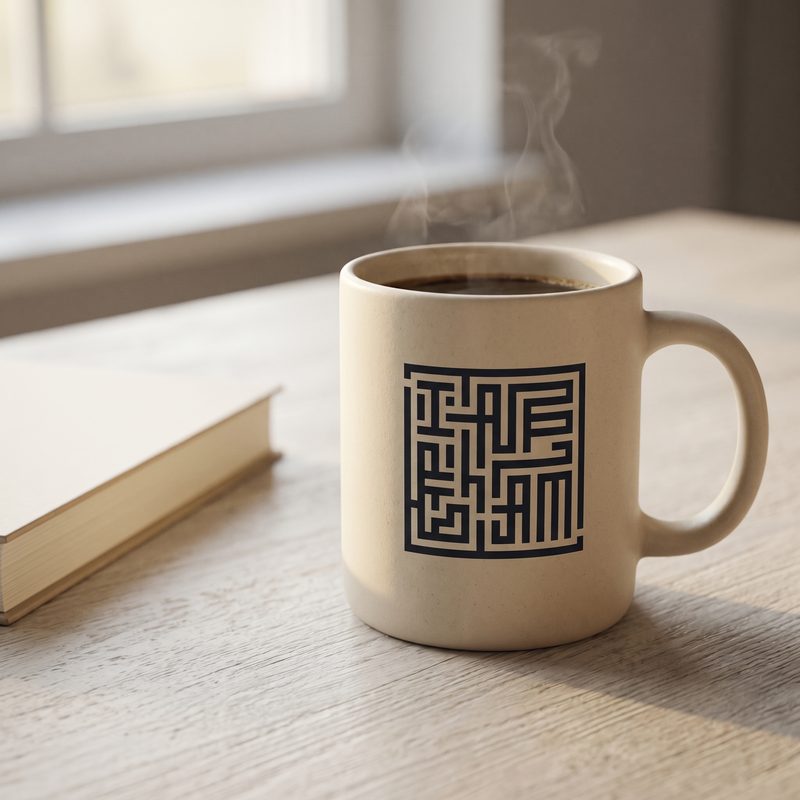 A mug carrying the mark.